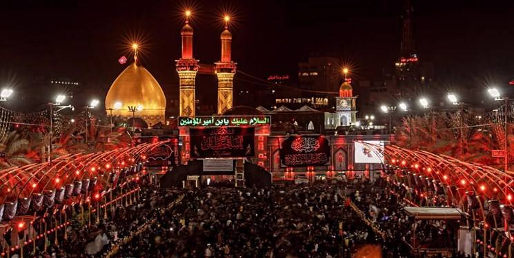 عزاداری شب جمعه ایرانیان در کربلا