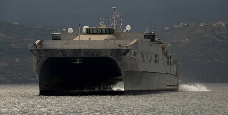 استقرار نظامیان ناوگان پنجم نیروی دریایی آمریکا در بیروت