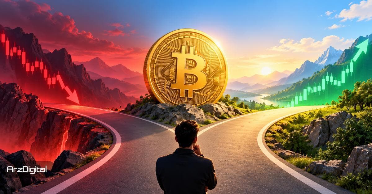 همه سیگنال ها از صعود بیت کوین می گویند، اما یک ریزش بزرگ هم در راه است