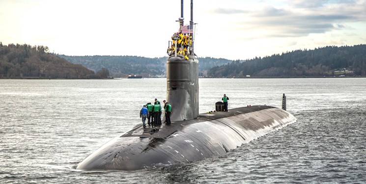 برخورد زیردریایی رزمی آمریکا با شئ نامعلوم در دریای جنوبی چین
