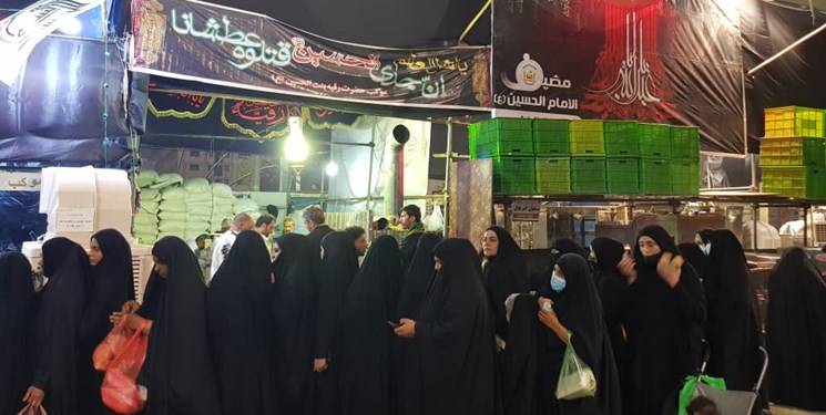 موکب‌های ایرانی در اطراف حرم امام حسین (ع) راه‌اندازی شد +فیلم