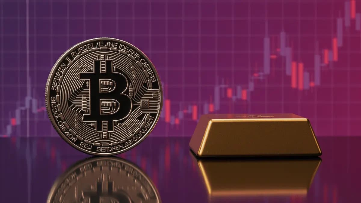 ریزش قیمت بیت کوین همزمان با کاهش نیم تریلیون دلاری ارزش بازار طلا و نقره