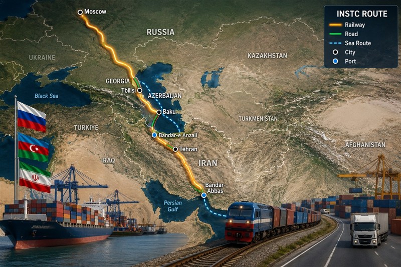 معجزه کریدورها|ساخت 3000 کیلومتر خطآهن در مسیر کریدورهای ترانزیتی