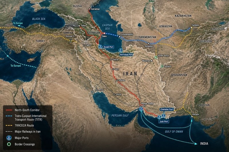 پیشرفت 50 درصدی کریدور چابهار-سرخس