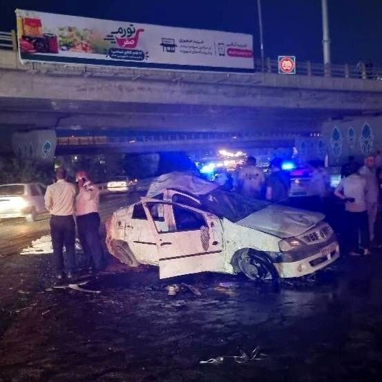 تصادف مرگبار در تهران/ 7 نفر کشته و زخمی شدند