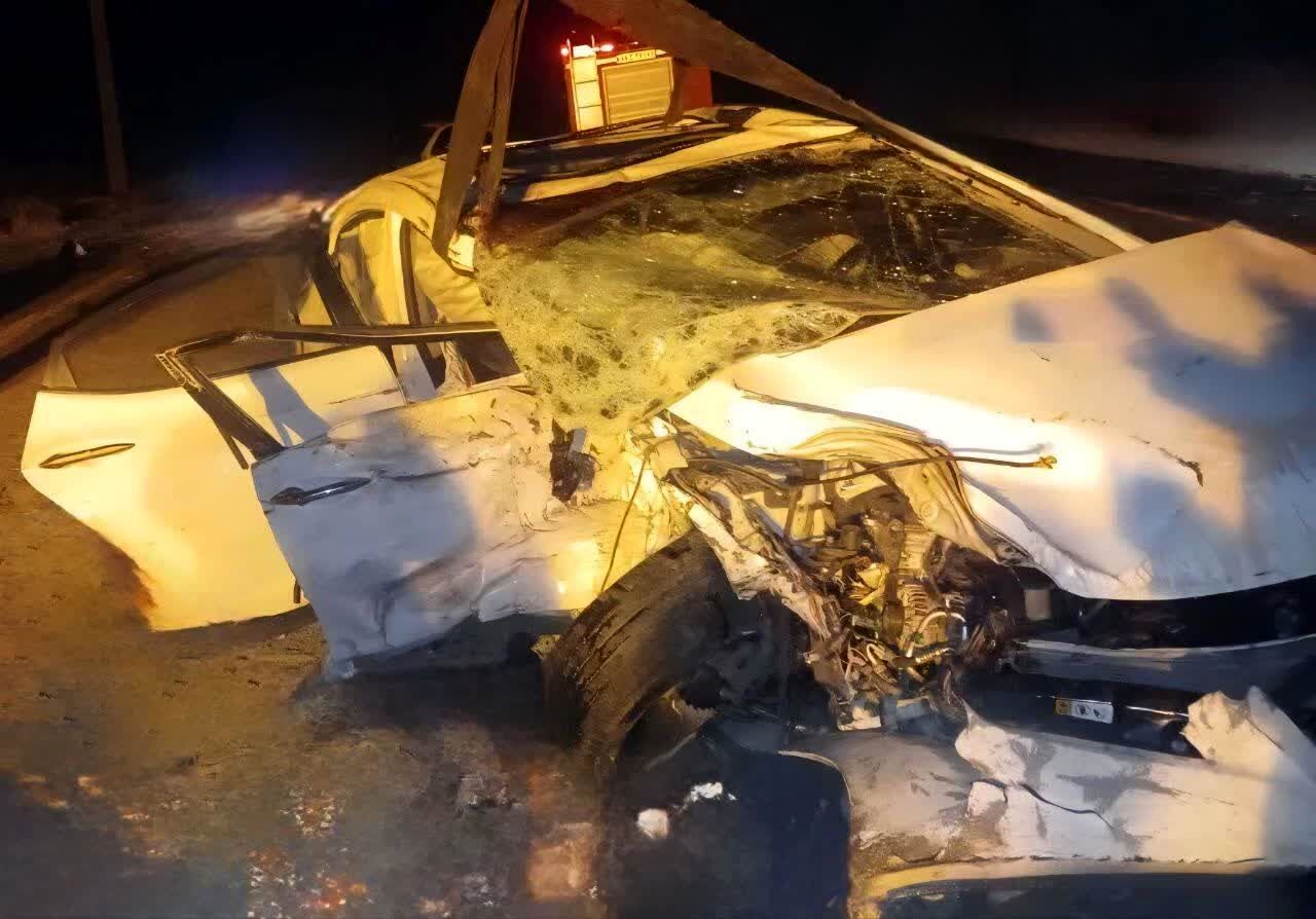 حادثه مرگبار در جاده طالقان/ 4 نفر جان باختند