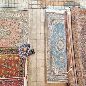 گره ابریشم در فرش ایران