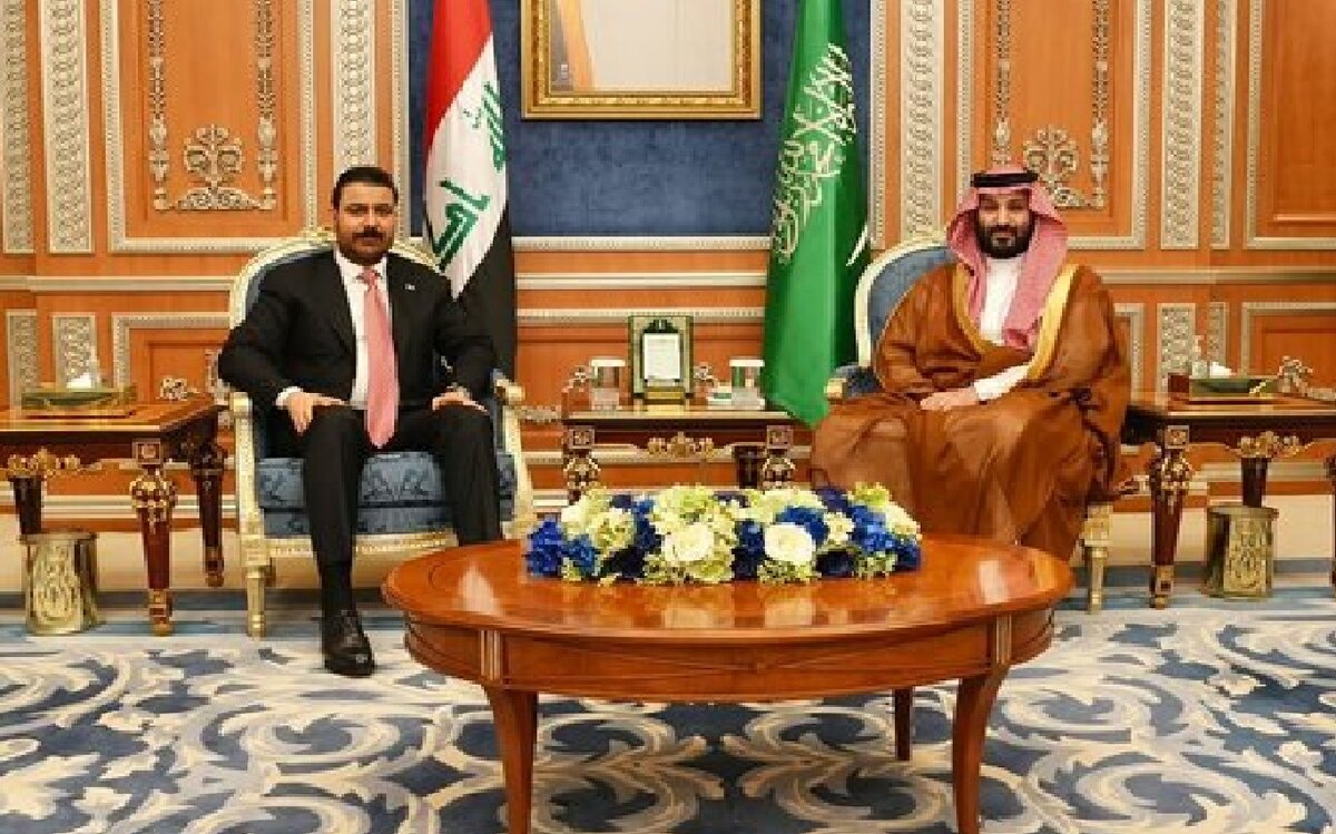 دیدار بن‌سلمان و الزیدی در ریاض/ نخست‌وزیر عراق حمله به فرودگاه ریاض را محکوم کرد
